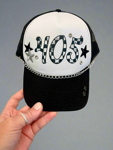 {405 Area Code} Trucker Hat