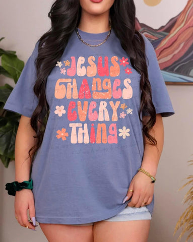 {Jesus Changes Everything} Graphic Tee