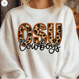 Cowboys~Faux Embroidery