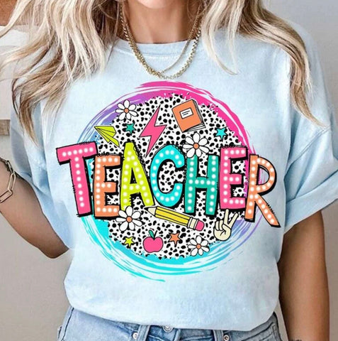 {Teacher-Circle} Graphic Tee