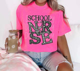 {Bling Nurse & School Nurse} Graphic Tee