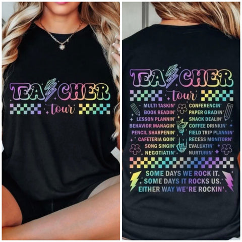 {Teacher Tour} Graphic Tee