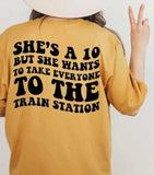 {She’s a 10-Train Station} Yellowstone Graphic Tee