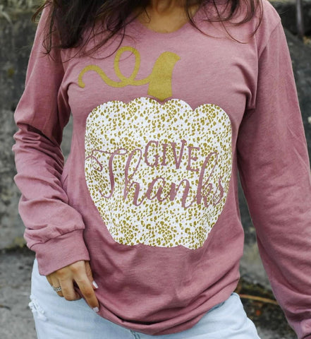 {Give Thanks} Long Sleeve