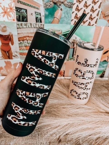 {Matte Black Tumbler} Babe