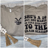 {She’s a 10-Train Station} Yellowstone Graphic Tee