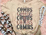 {Combs Repeat} Graphic Tee