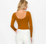 {Long Sleeve Bodysuit} 2 Colors