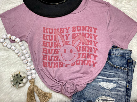 {Hunny Bunny Smiley} Graphic Tee