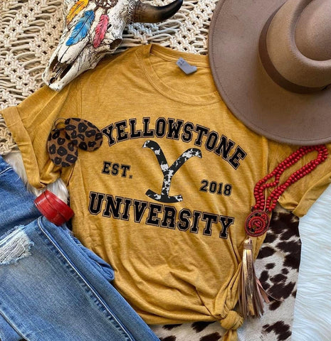 {Yellowstone University} Graphic Tee